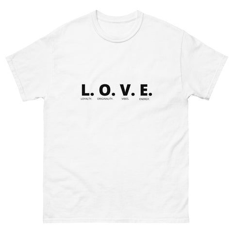 L.O.V.E. Men's Tee (white)