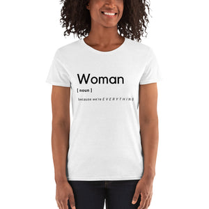 Woman (Noun) T-Shirt White