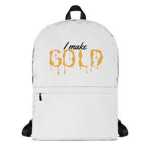 "I Make Gold" Backpack w/ Zipper