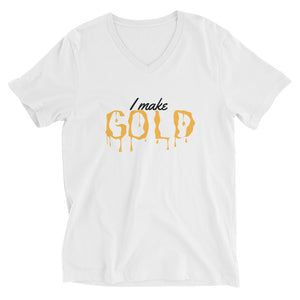 I Make Gold V-Neck T-Shirt