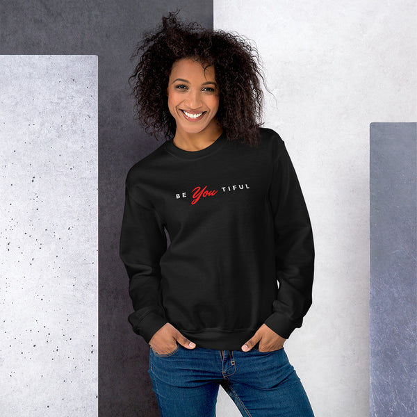 Be-YOU-Tiful Sweatshirt (white letters)