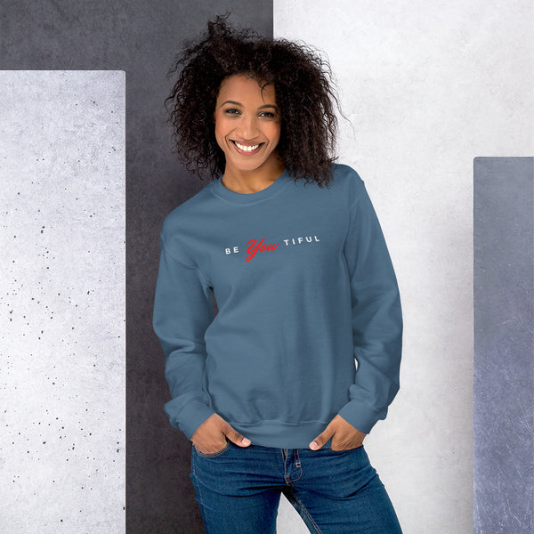 Be-YOU-Tiful Sweatshirt (white letters)