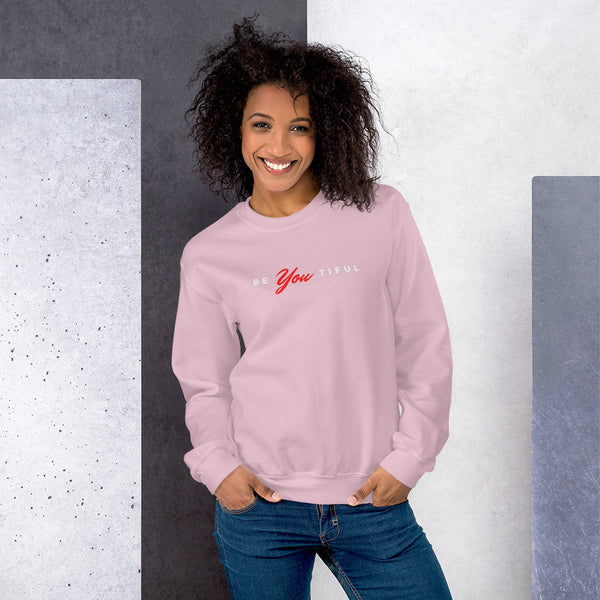 Be-YOU-Tiful Sweatshirt (white letters)