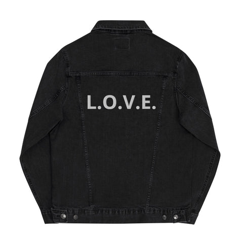 L.O.V.E. Unisex denim jacket