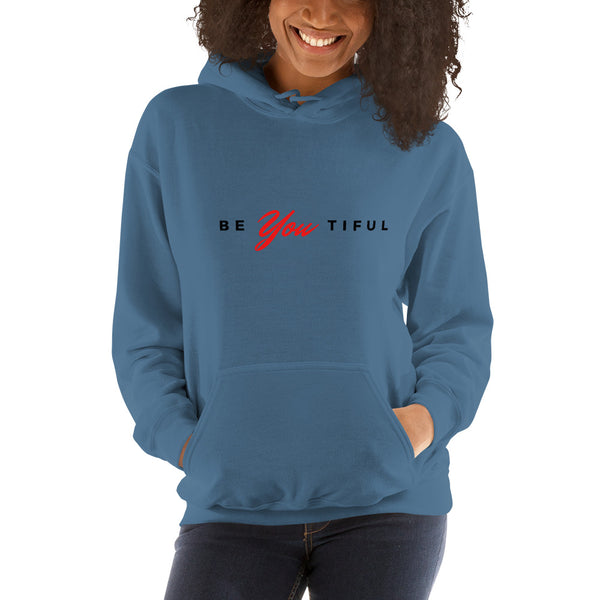 Be-YOU-tiful Hoodie (black letters)