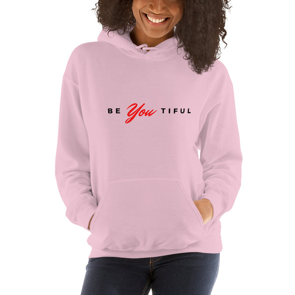 Be-YOU-tiful Hoodie (black letters)