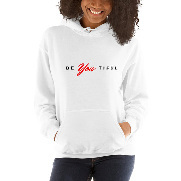 Be-YOU-tiful Hoodie (black letters)