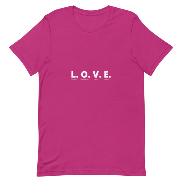 L.O.V.E. TEE (White Letters)